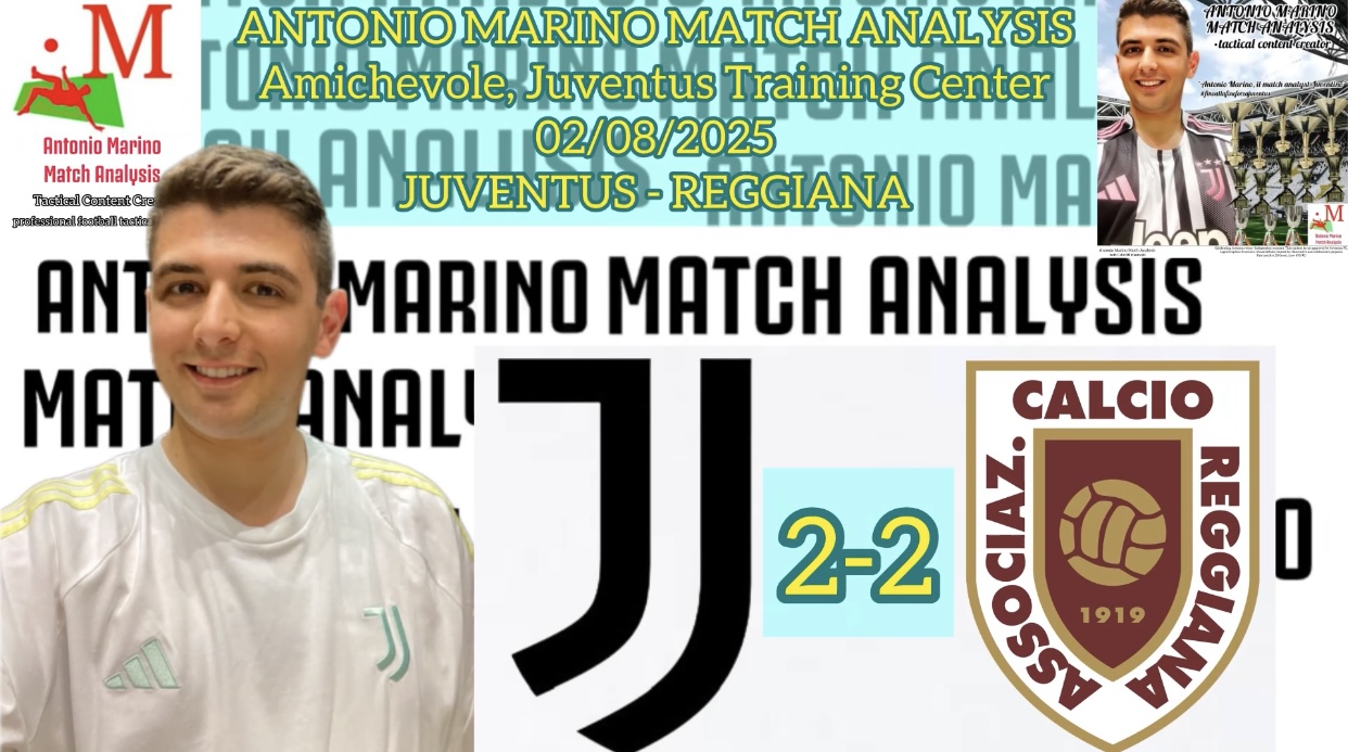 Antonio Marino Match Analysis – Juventus vs Reggiana, prima amichevole stagionale alla Continassa.