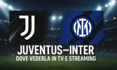juventus - inter, dove vederla in TV