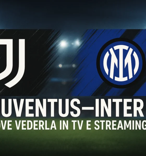 juventus - inter, dove vederla in TV